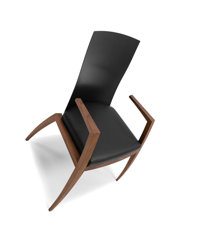 Chair with armrests FIBRA